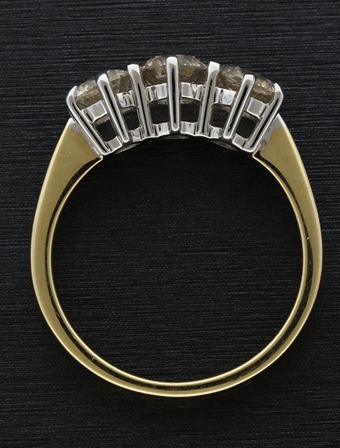 Pierścionek z brylantami 1,50 ct złoto pr. 750 (18K) likwidacja -60%