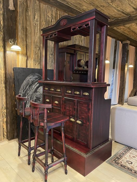 Барная стойка+два барных стула