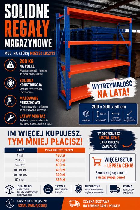 Regał magazynowy