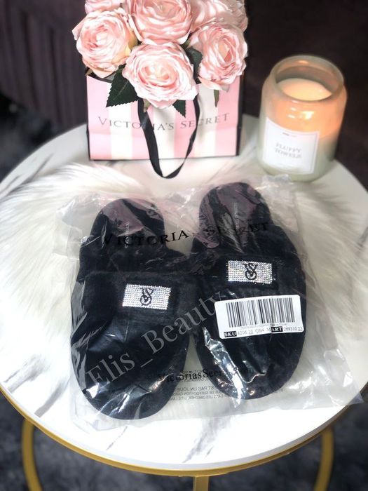 Знижка до 25/01! Шикарні тапочки з камінцями від Victoria’s Secret