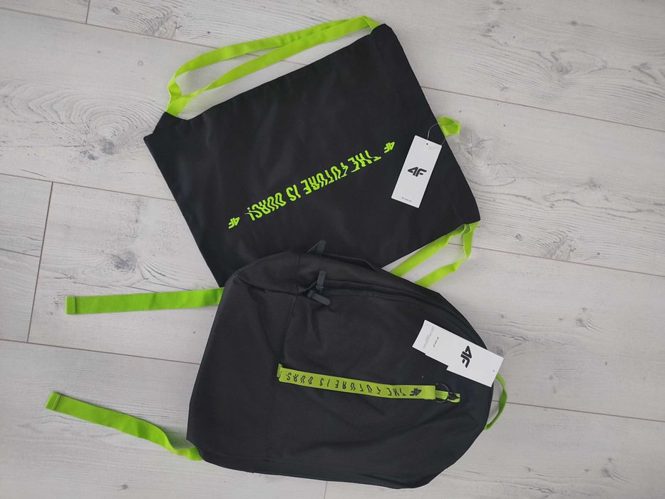 plecak i worek 4F NOWE