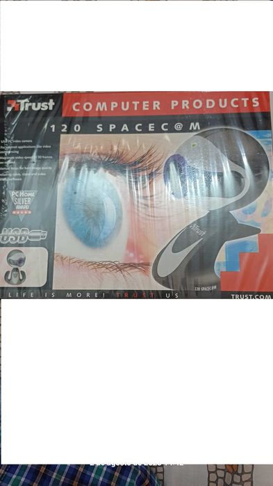 Webcam nova ainda em caixa