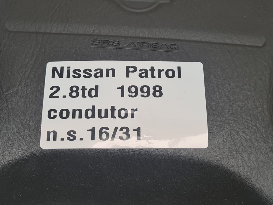 Airbag do volante NISSAN Patrol GR V Wagon (Y61)