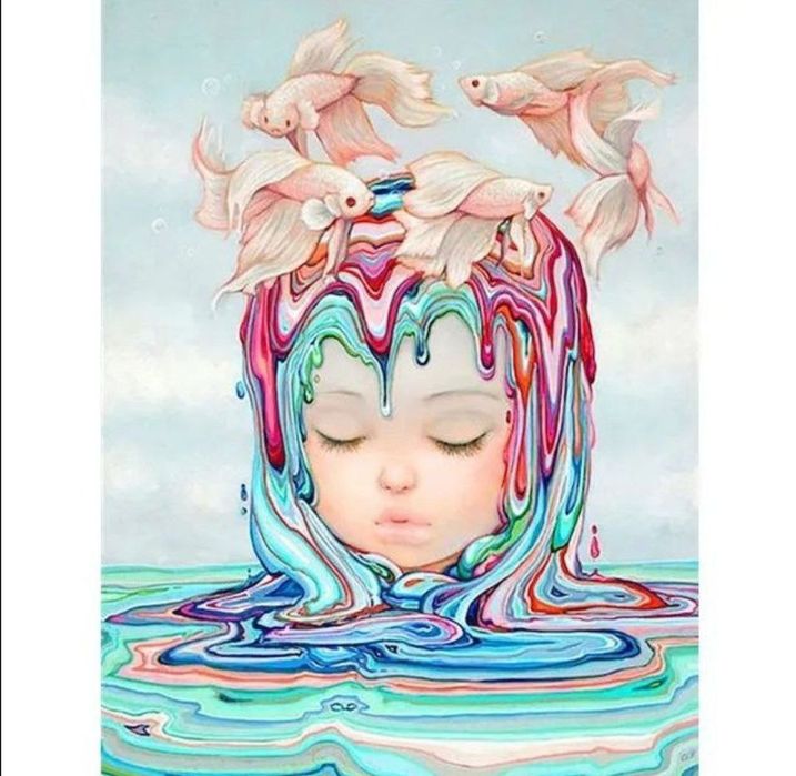 Картина по номерам красками 20*30.