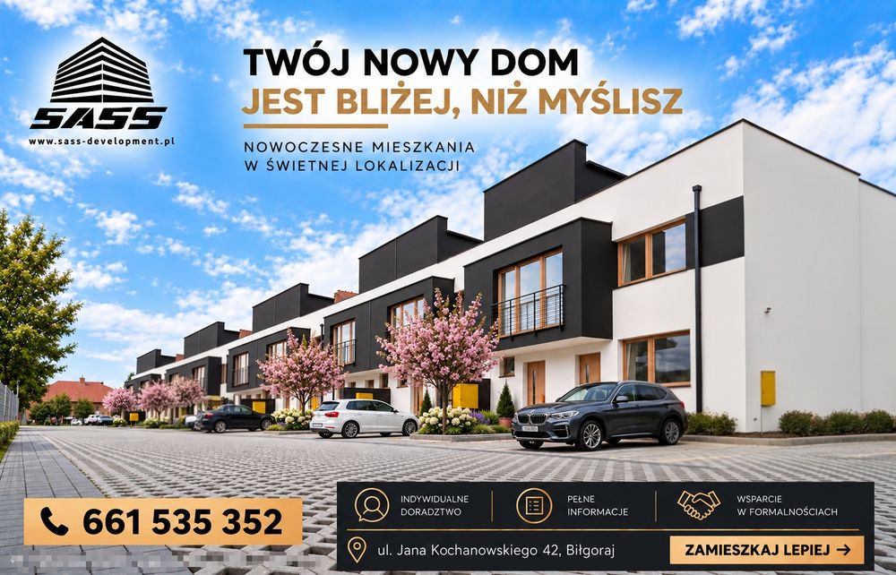 Mieszkanie plus taras 56m2