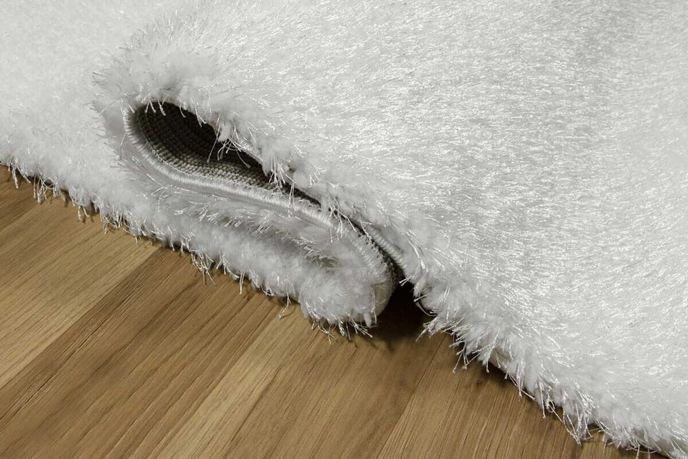 Ворсистий Білий Килим WHITE - VIP * Безкоштовна Доставка *