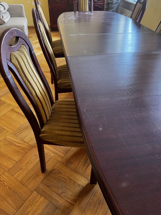 Drewaniany stół 3m