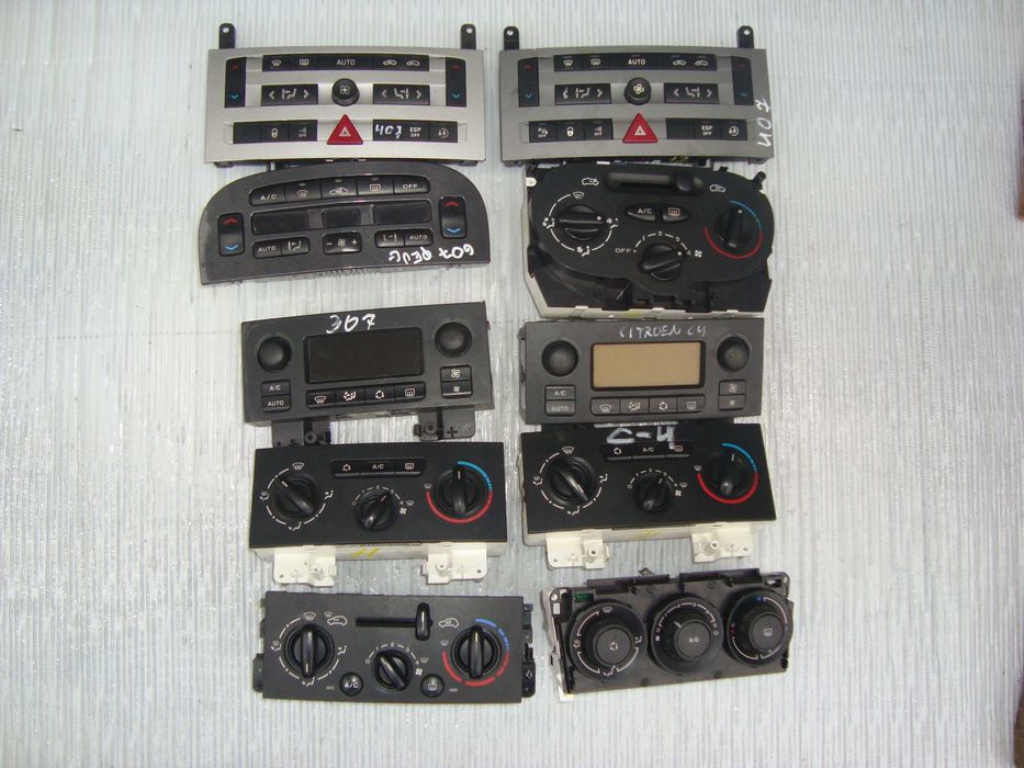 Блок управління пічкою,кондиціонером Peugeot 206, 207,308,407,607 Пежо