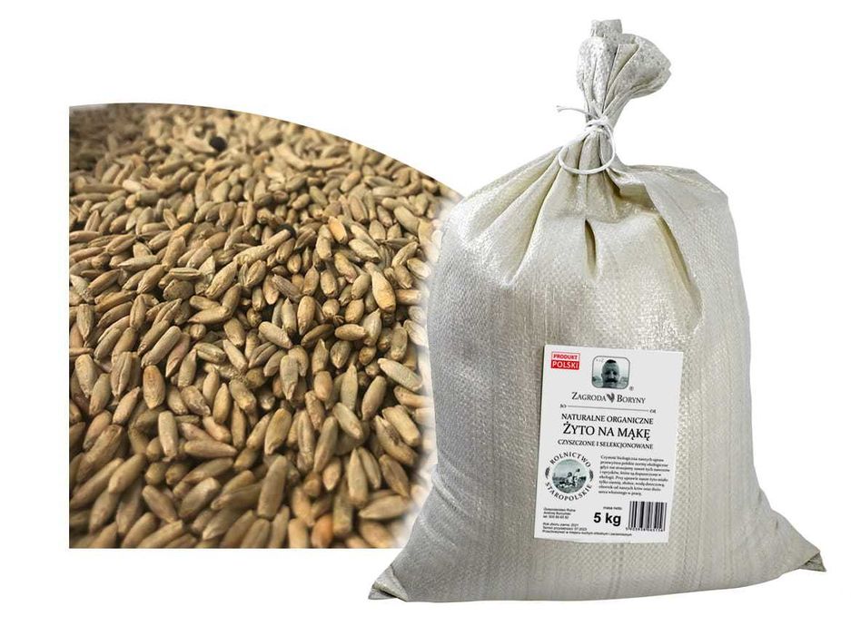 ŻYTO na Mąkę do Thermomixa lub Młynka 5 KG EKO