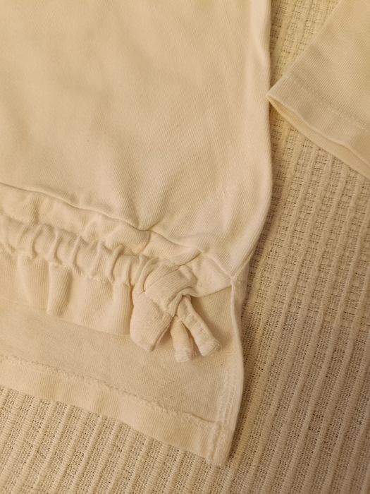 Bluzka Zara 122 smietankowa