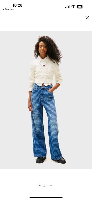 Джинсы палаццо Tommy Hilfiger