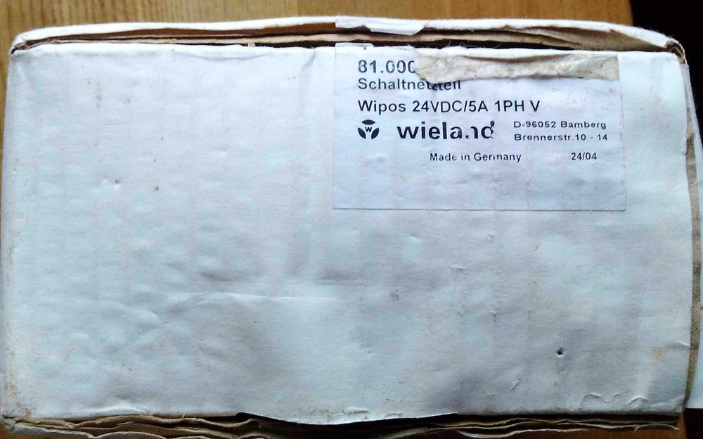 Блок питания Wieland Wipos24V/5A