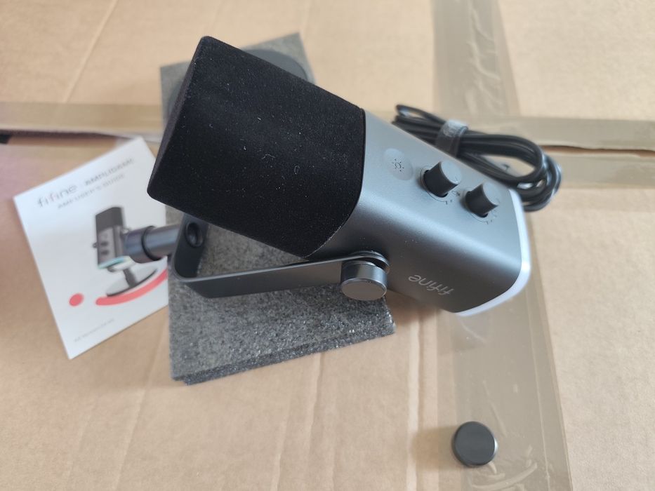 Fifine Ampligame AM8, dynamiczny mikrofon studyjny