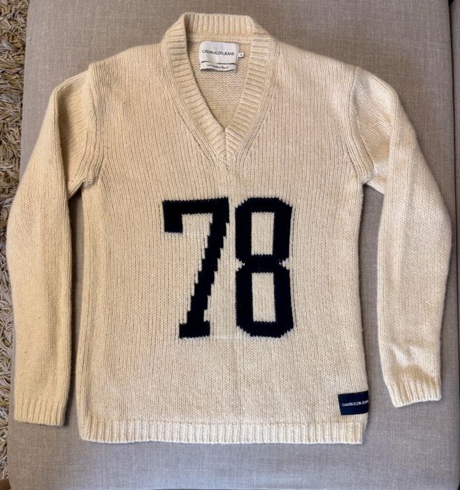 Светр Calvin Klein Jeans, Lambswool Blend, розмір M