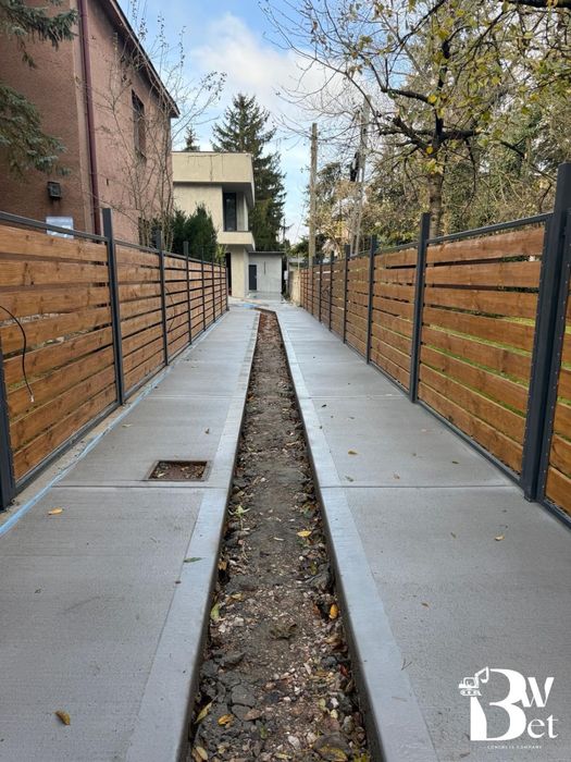 Wylewki betonowe (beton szczotkowany) - usługi brukarskie