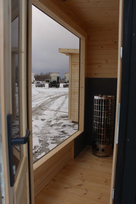 Sauna BOX piec na drewno/ Sauna nowoczesna