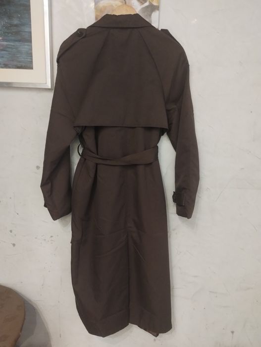 Nowy brązowy trencz damski płaszcz Sinsay M