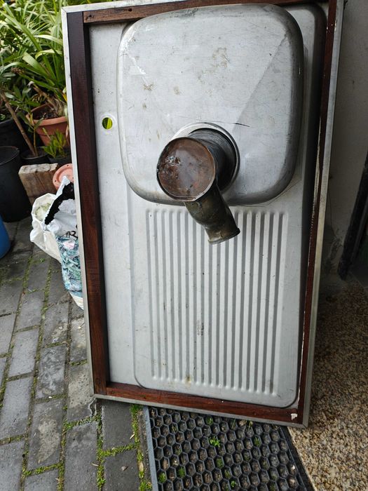 Lava loiça em Inox, com uma cuba