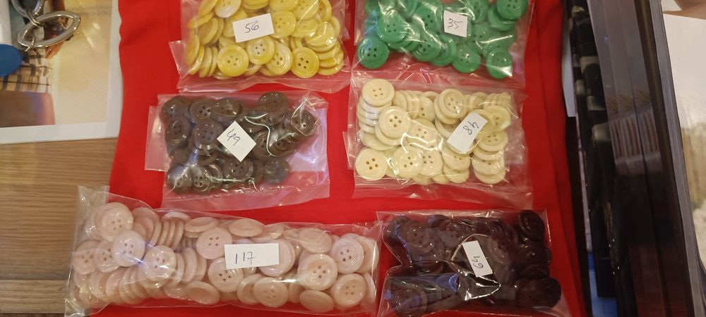 Botões várias cores