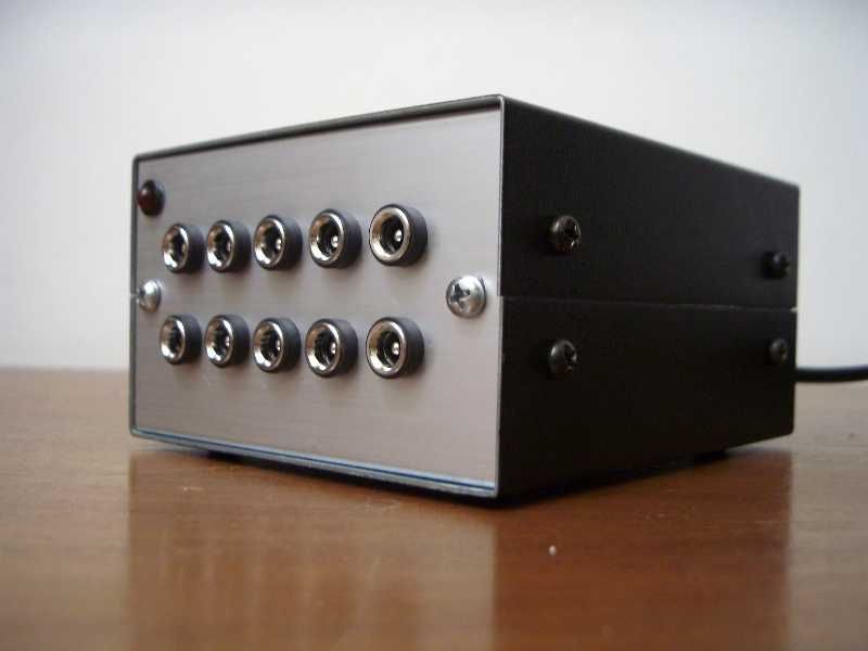 Power supply para pedais de guitarra e instrumentos musicais