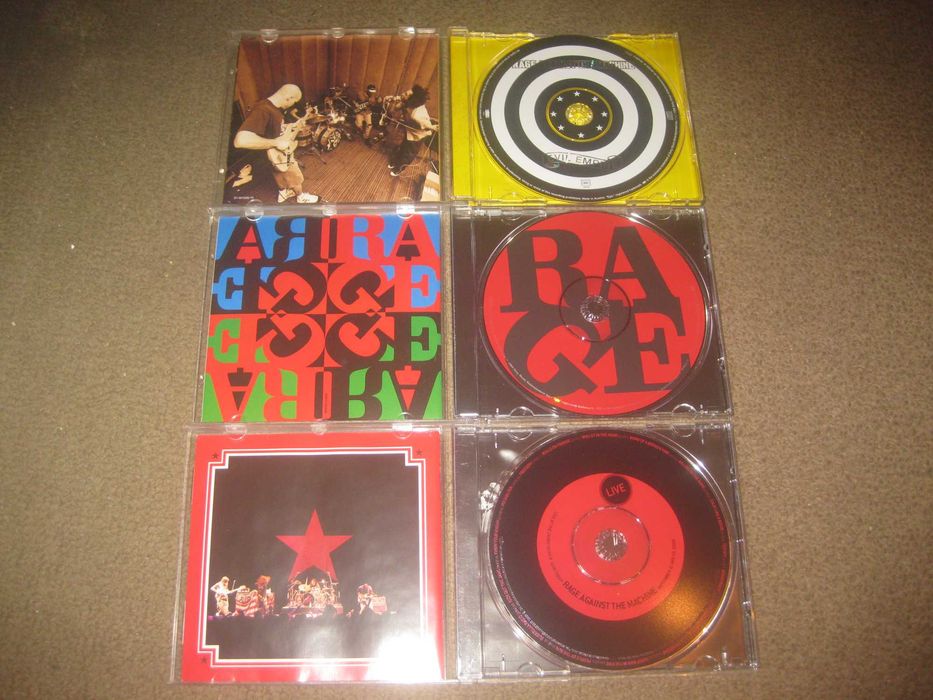 3 CDs dos "Rage Against The Machine"