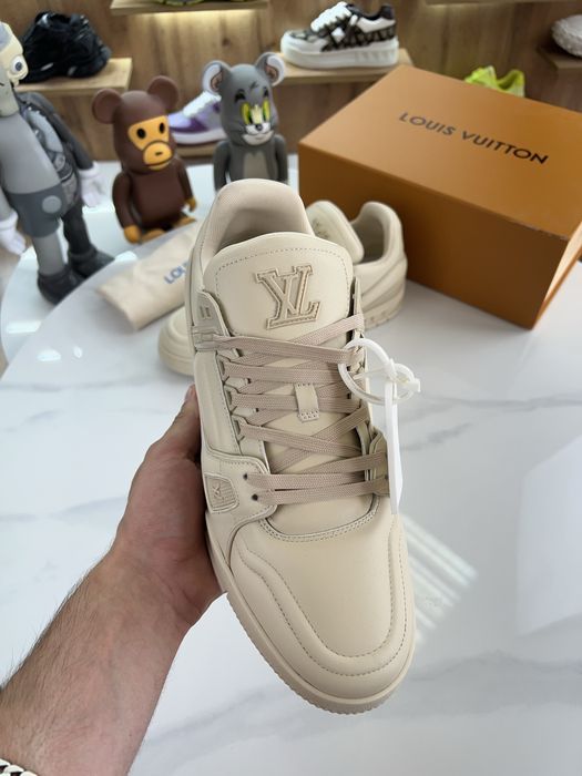 Кросівки Louis Vuitton LV Trainer Triple Beige