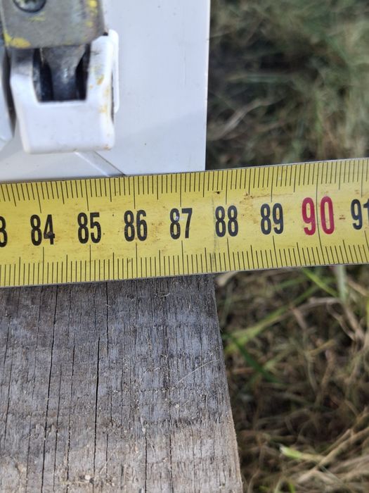 Okno balkonowe pcv 87,5 × 218,5 cm