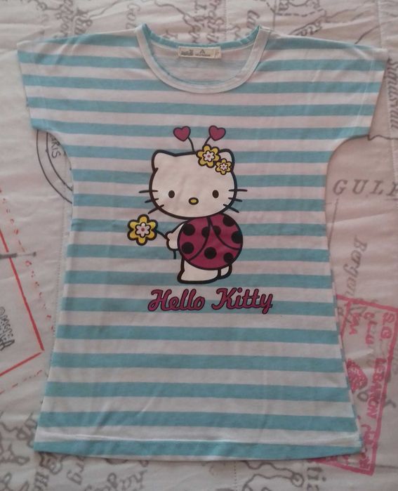 Conjunto fresquinho da Hello Kitty - 5 anos