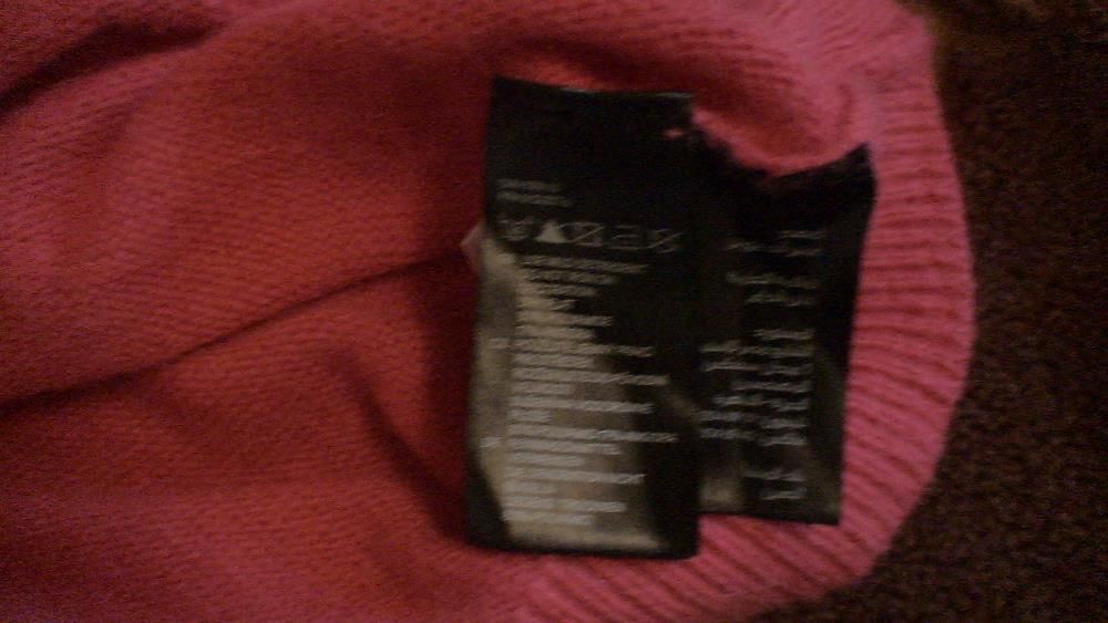 Практически новый малиновый джемпер с ангорой HsM на 8-10 лет Англия