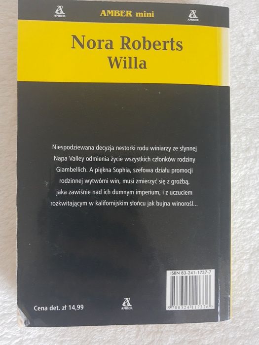 Książka Willa, autor Nora Roberts,stan dobry