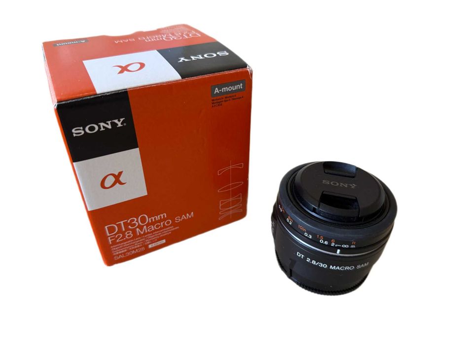 Sony DSLR-A350 + 30mm Macro + 18-70 (uszk. AF) + torba | zestaw