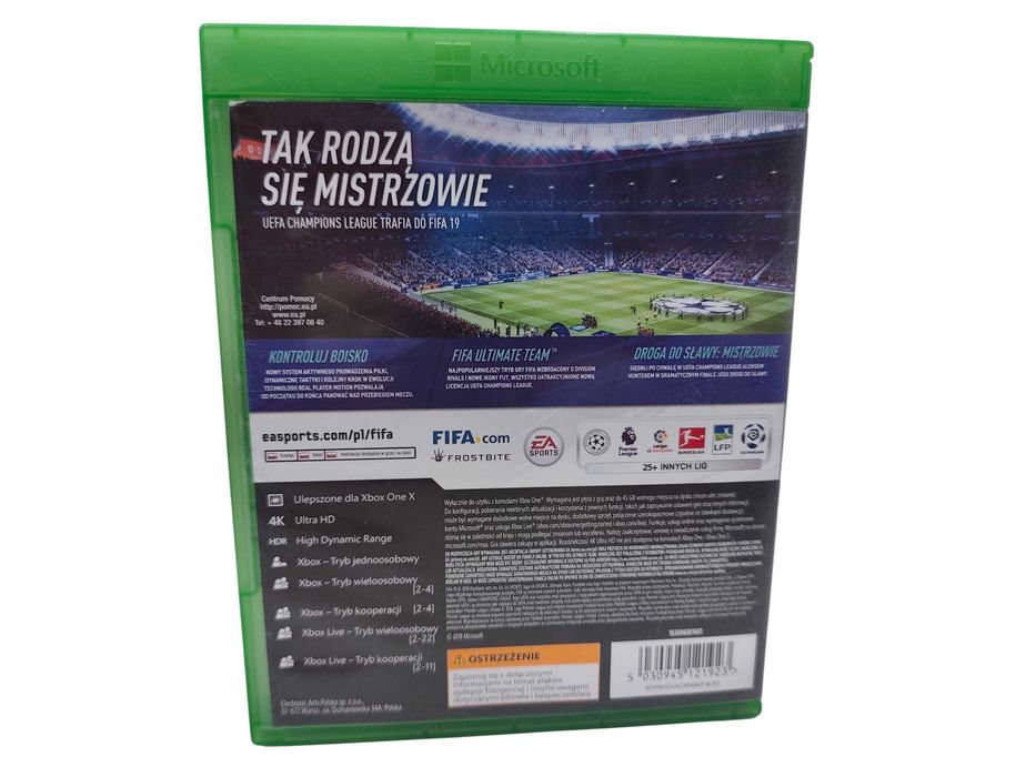 Gra Xbox One Fifa 19 PL
