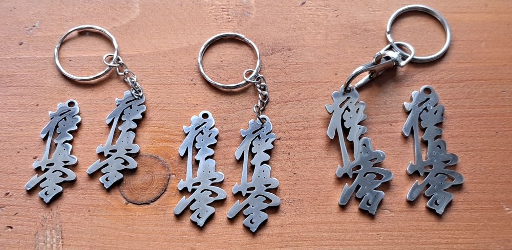 Brelok kanji kiokushin