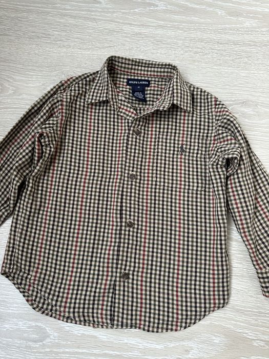‼️ сорочка рубашка Polo Ralph Lauren 4 Т 98 104 поло в клітинку