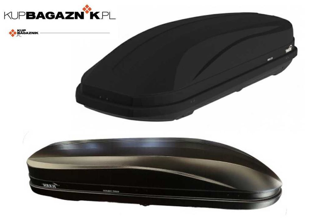 HAKR Bagażnik Box dachowy Kufer Boks bagażowy przewóz MAGIC 320 Carbon