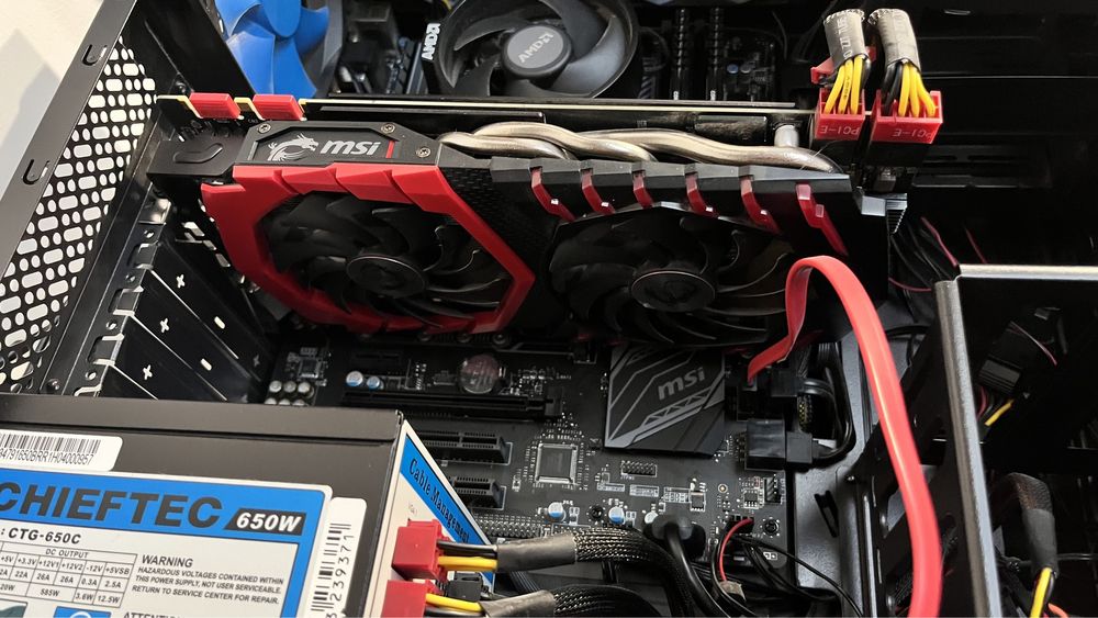 Komputer gamingowy | Ryzen 5 1600 | GTX 1070 Ti | 16GB RAM | SSD 256GB