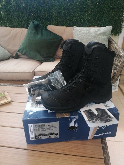 Botas Haix Black Eagle Athletic 2.0 T high/black/Sidezipper