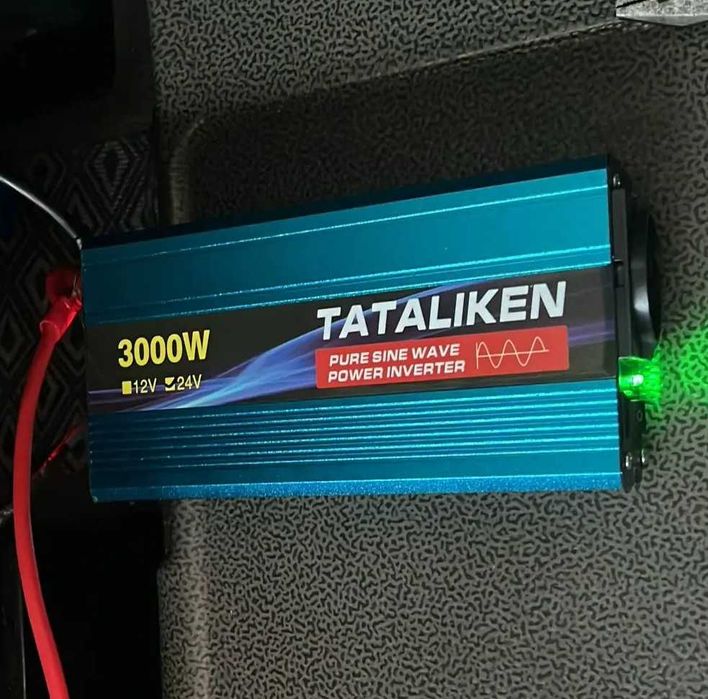 Эффективный мощный инвертор для дома с чистой синусоидой 3000 Вт (б/у)