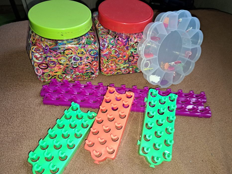 Zestaw gumki loom bands