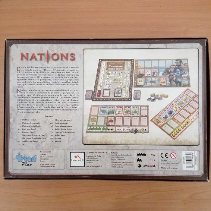 Nations - jogo de tabuleiro
