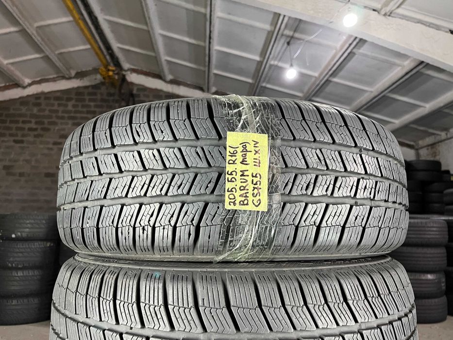 GS755 Зимові шини 205/55r16 Barum Polaris 3 пара резина р16