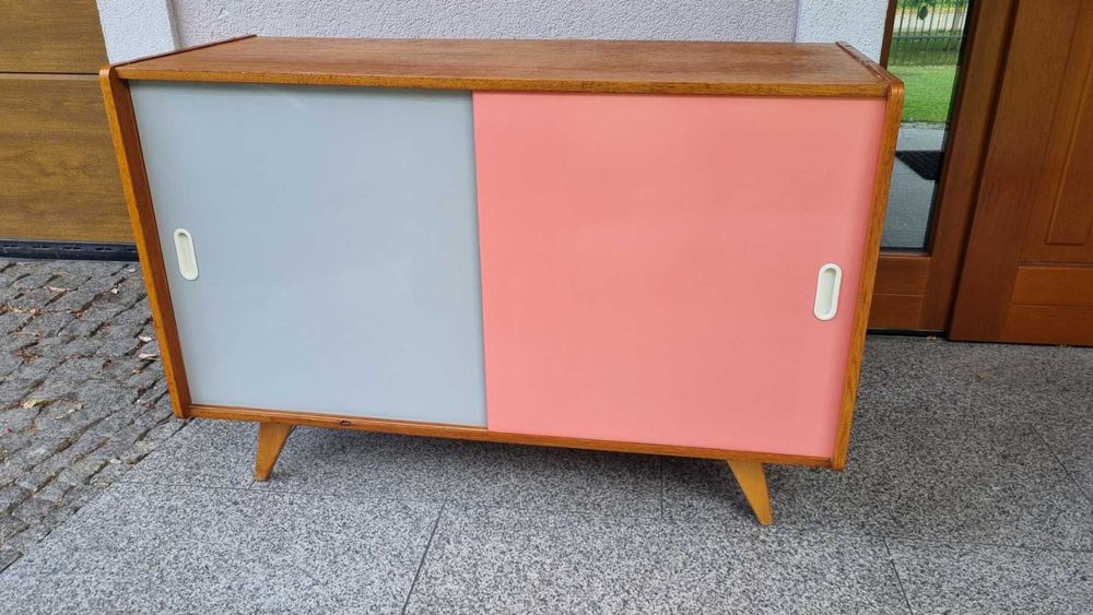 Komoda Vintage Design PRL U-452 Jiroutek Interier Praha Czechosłowacja