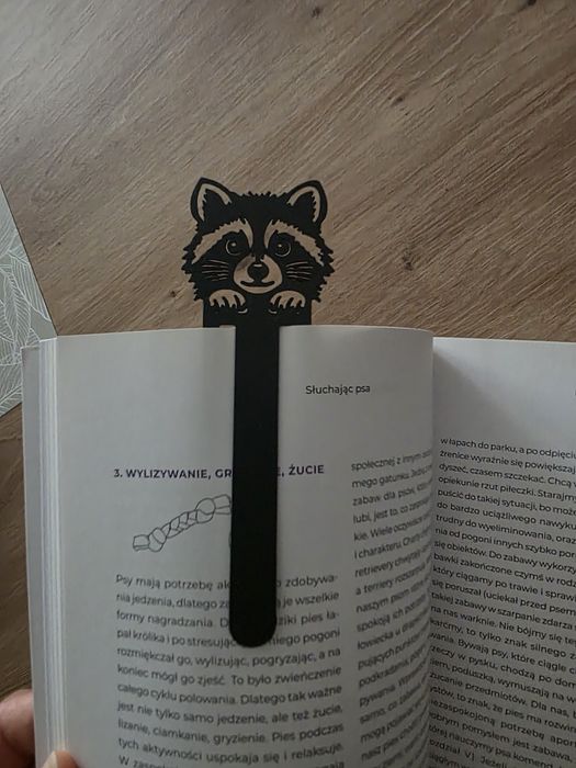 Zakładka do książki szop pracz
