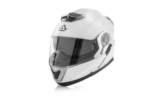 capacete modular acerbis flip up branco