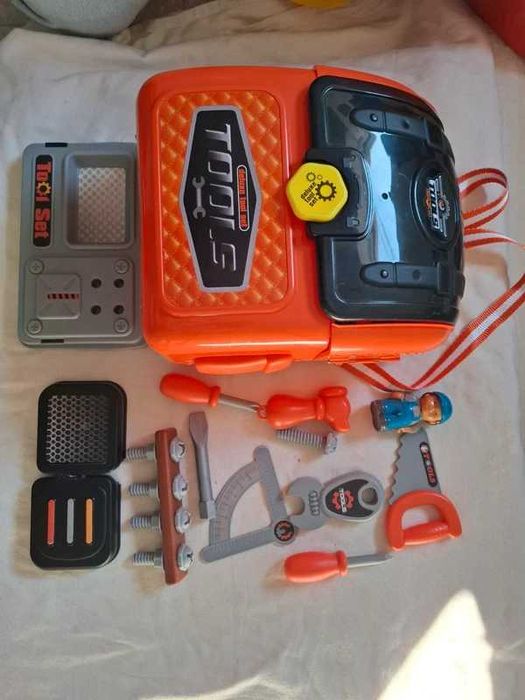 Conjunto de Ferramentas Criança com Caixa