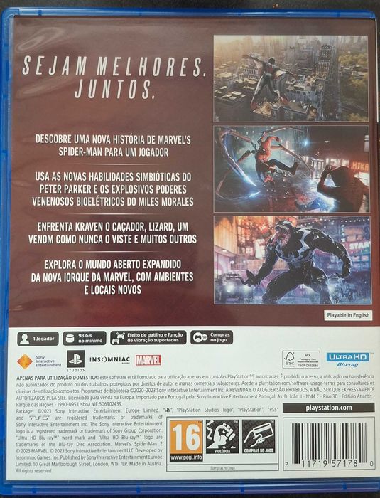 Jogo Spider Man 2 PS5