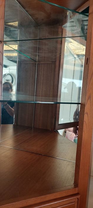 movel de canto  em madeira