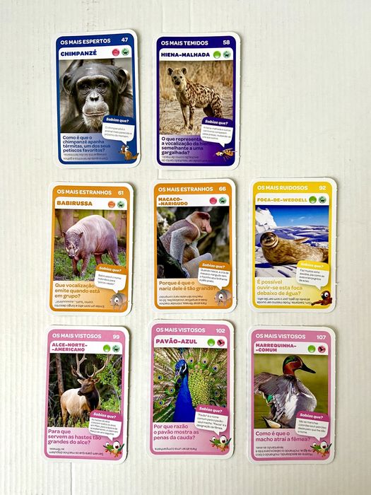 Cartas Super Animais 1