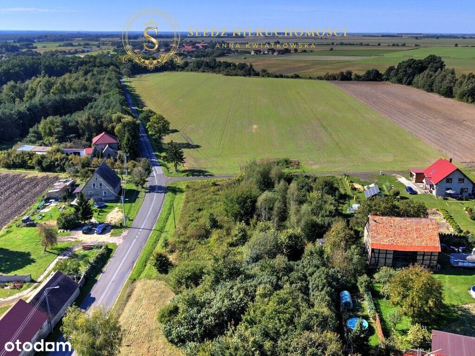 Działka Budowlana + Własny Park, 10 min od miasta