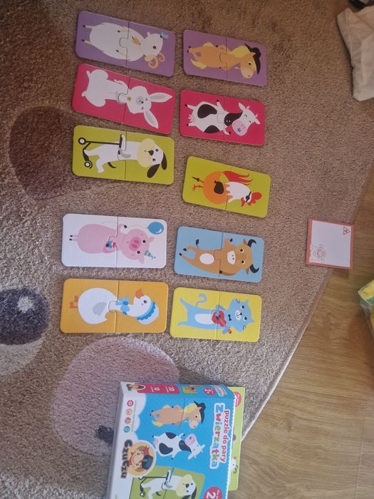 Puzzle do pary Czczu 2+ zwierzątka